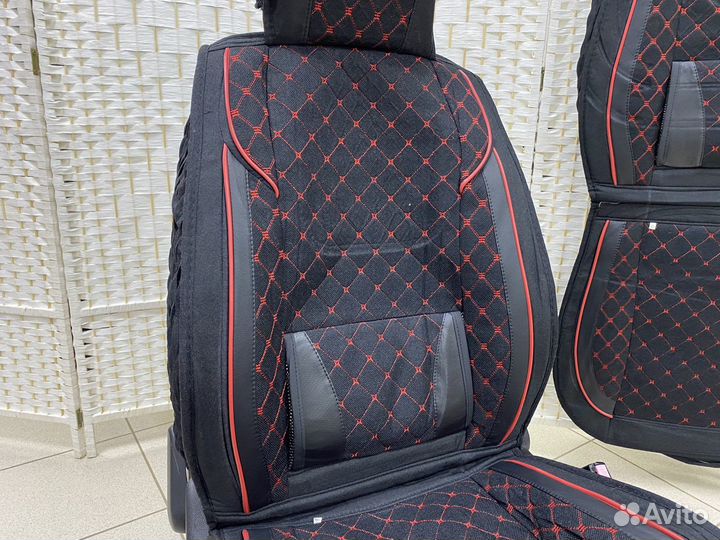 Льняные чехлы на сиденья