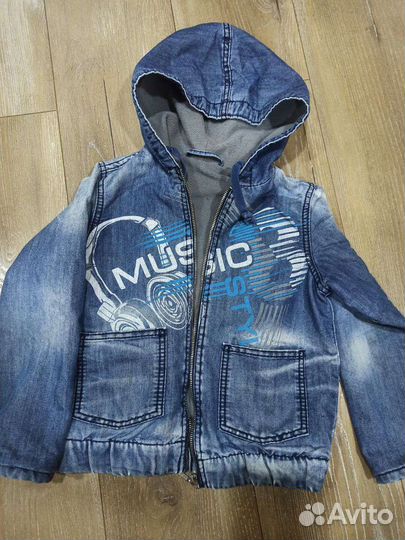 Джинсовка на флисе