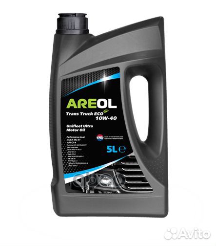 Areol Trans Truck ECO 10W40 (5L) масло мотор