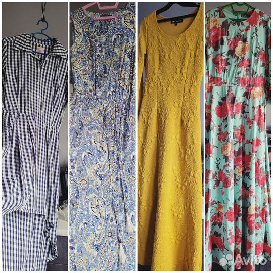 Платья в клетку с цветами длинные Брендовые