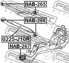 Сайлентблок заднего рычага nissan qashqai (J10)