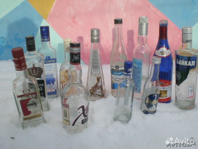 Бутылки, бутылочки разные для росписи, коллекции