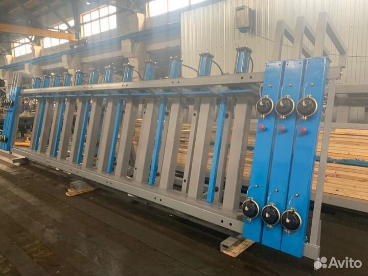 Клеенаносящий станок, линия для клееного бруса