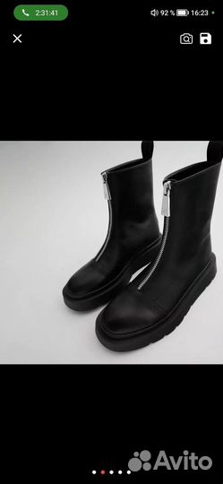 Ботинки женские кожаные