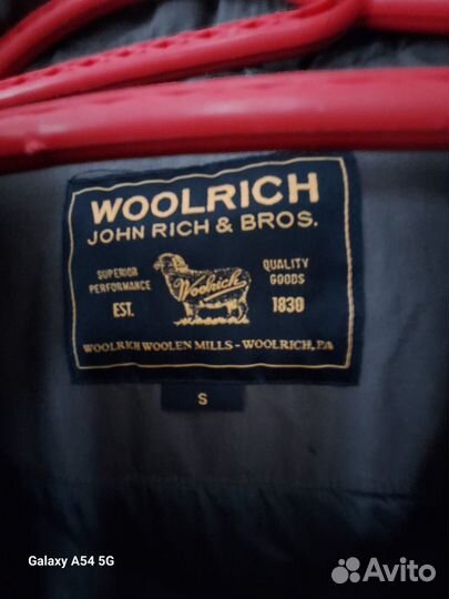 Woolrich пуховик женский, S, коричневый