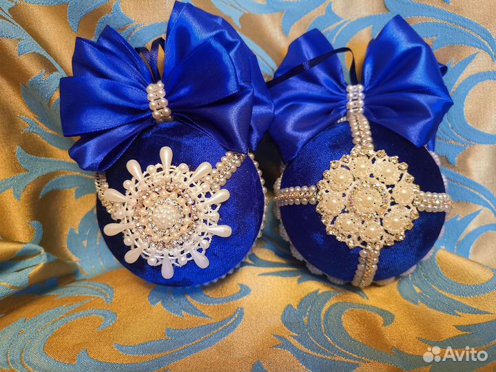 Елочные игрушки ручной работы