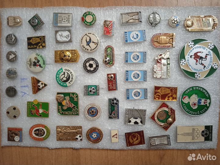 Значки СССР. Футбол. Набор 90 шт