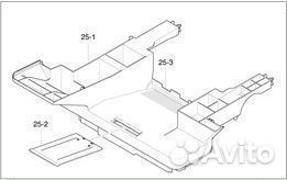 Крышка средняя Samsung 4321 4521F JC96-03387B
