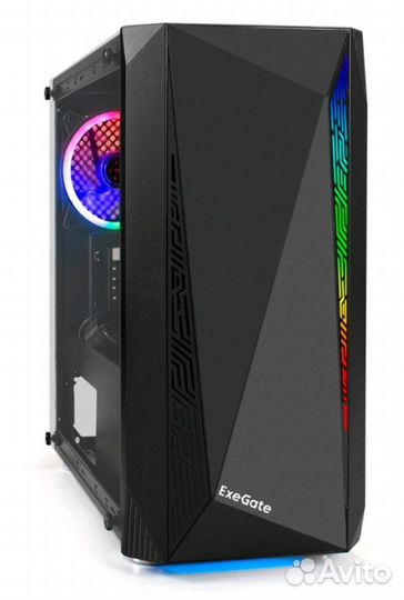Игровой корпус для пк. Новый. Стекло. 370мм видюха