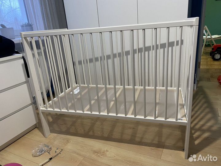 Кровать IKEA гулливер с матрасом Plitex