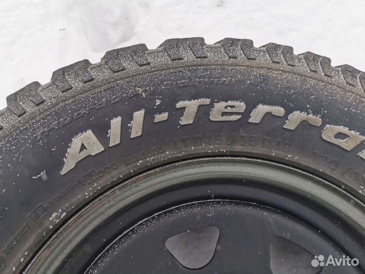 Диски R16 7,5J 6x139,6 67,1с колесами 245/75/r16