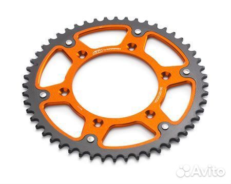 Звезда задняя оранжевая комбинированная 50 зубов K