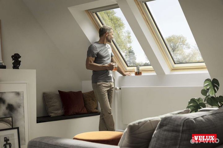 Мансардные окна velux dakea rooflite