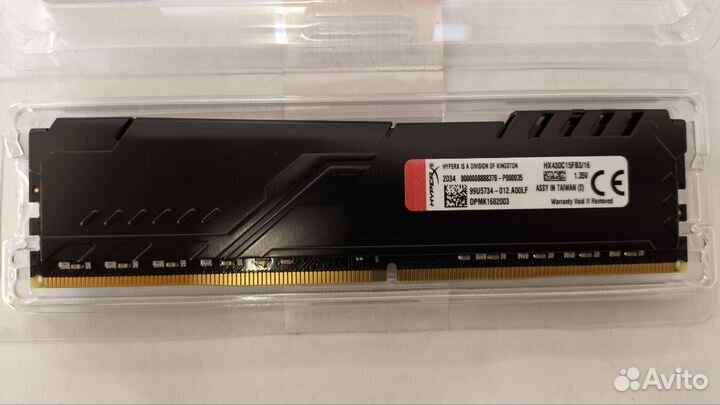 Оперативная память Kingston HyperX fury 16 Гб