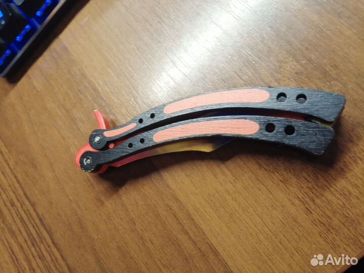 Деревянная нож бабочка