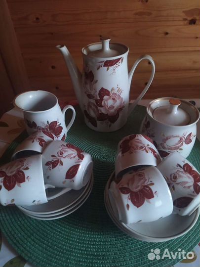 Кофейный сервиз Вербилки 1970 г.г