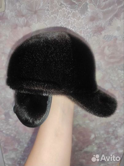 Меховая мужская кепка