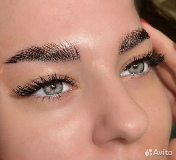 Наращивание ресниц/брови