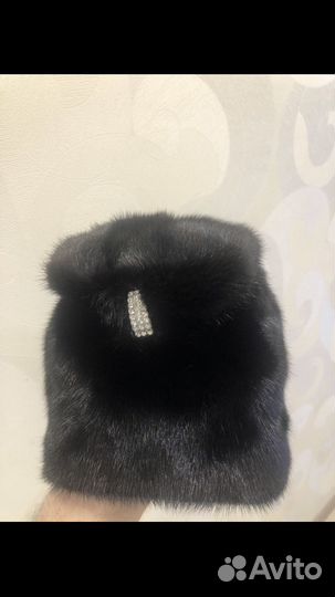 Шапка норковая женская новая