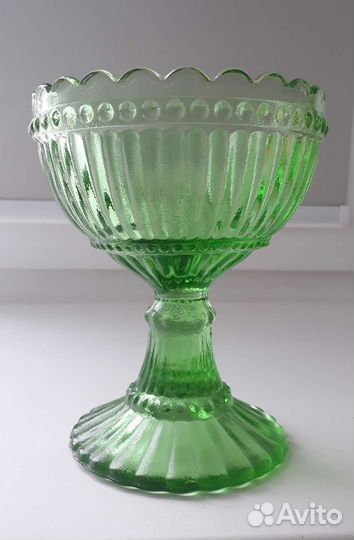 Ваза и подсвечник финское стекло винтаж.Finland