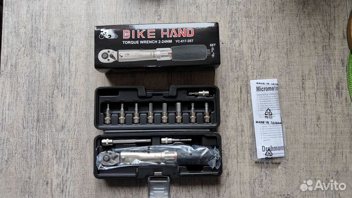 Динамометрический ключ Bikehand 2-24нм