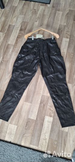 Кожаные брюки женские 46 48
