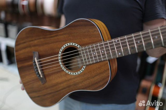 Flight TR-1000 teak - акустическая тревел гитара