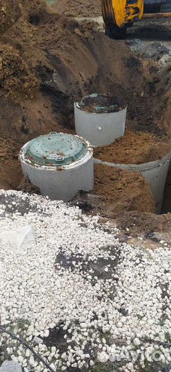 Септик, сливная яма, подключение водопровода