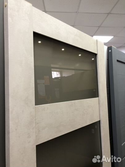 Царговые двери софт/бетон