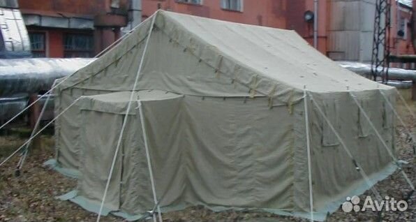 Палатка солдатская брезентовая армейская зимняя