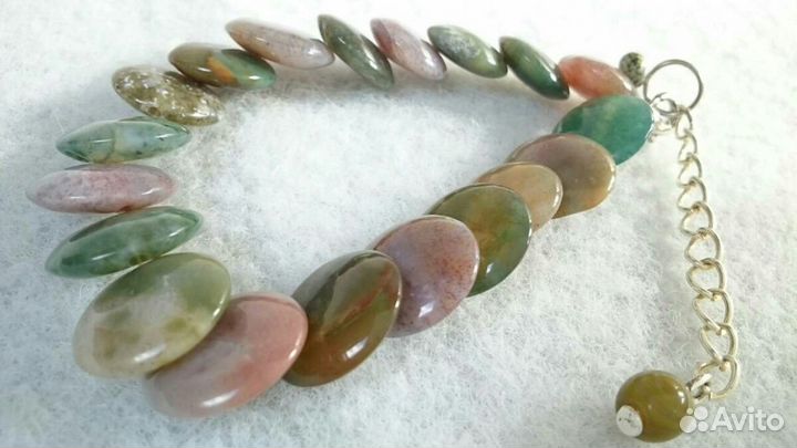 Браслет из натурального Индийского Агата