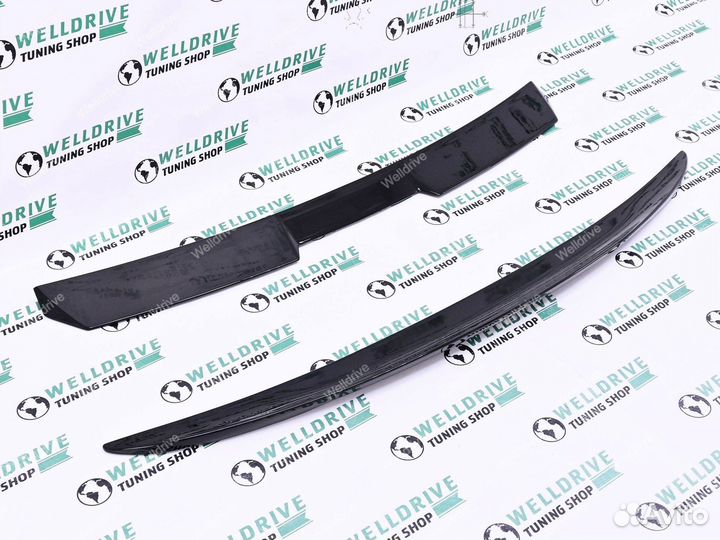 Комплект спойлеров BMW 5 G30 M5 F90 черный глянец