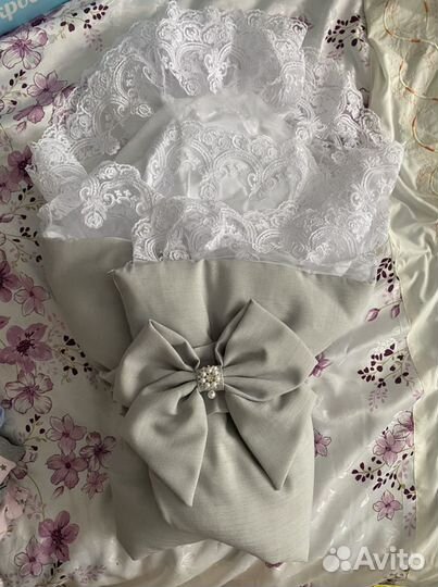 Конверт на выписку (светло серый)