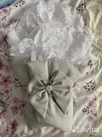 Конверт на выписку (светло серый)