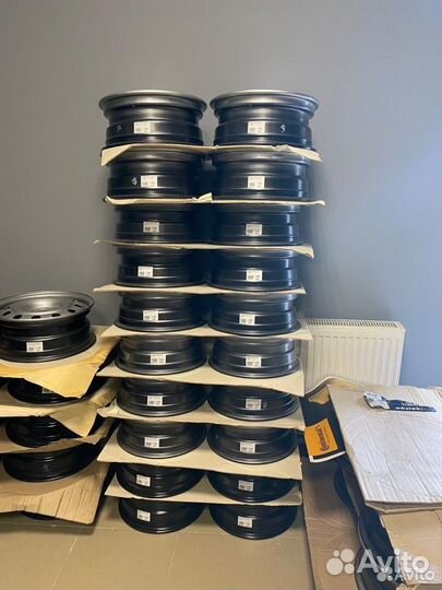 Диски штампованные r15 Chevrolet Аvео черный тзск