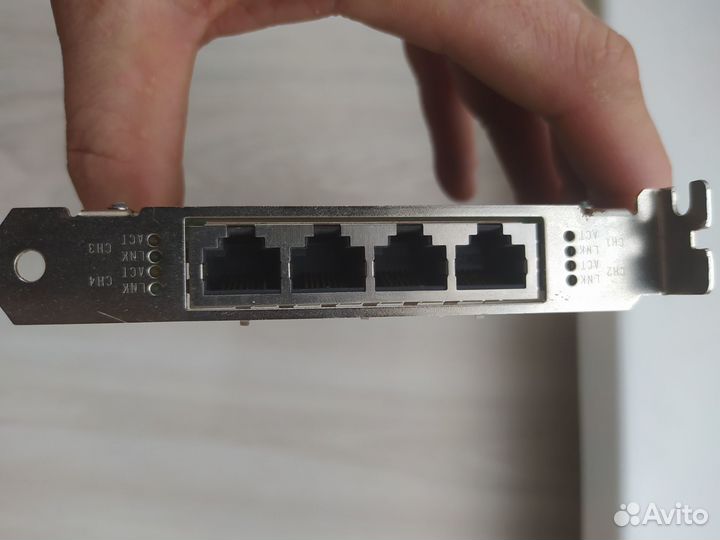 Сетевая карта pci 4 портовая