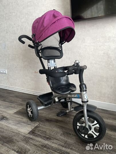 Велосипед с родительской ручкой