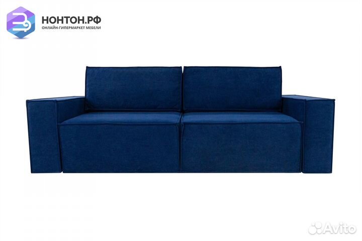 Диван еврокнижка Лофт синий