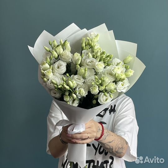 Цветы эустома букет Доставка от 1 часа