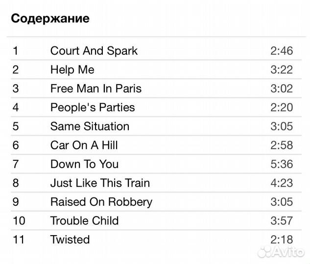 Joni Mitchell - Court And Spark CD Germany