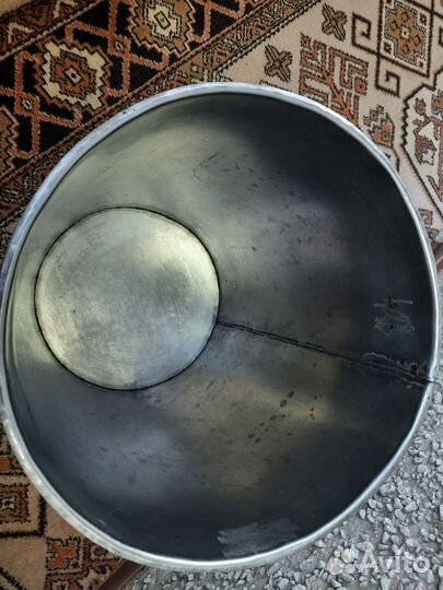 Бачок с крышкой из нержавейки 45 литров для воды