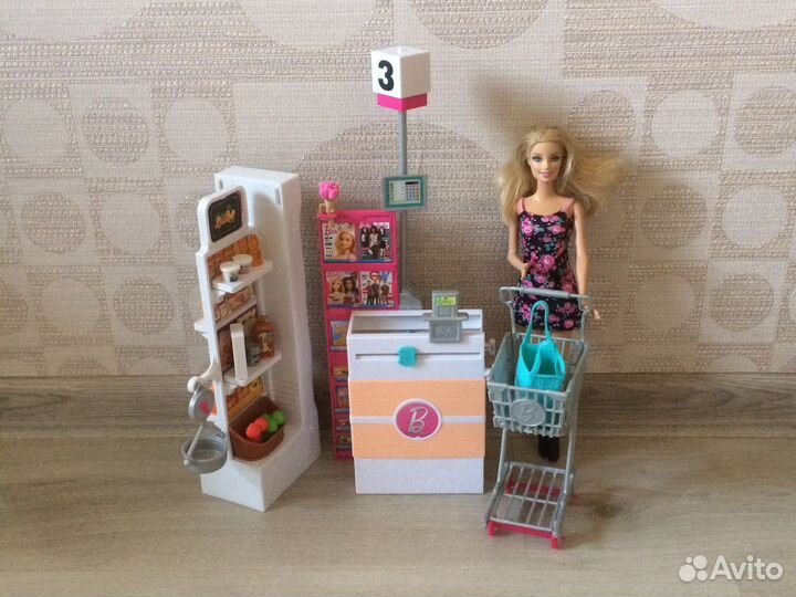 Кукла barbie супермаркет