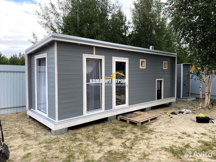 Готовые мобильные бани под ключ