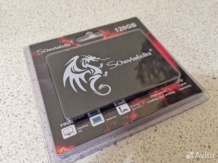 SSD 120GB для пк и ноутбука