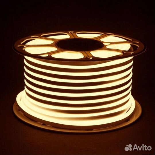 Освещение фасадов и домов, Светодиодная лента неон