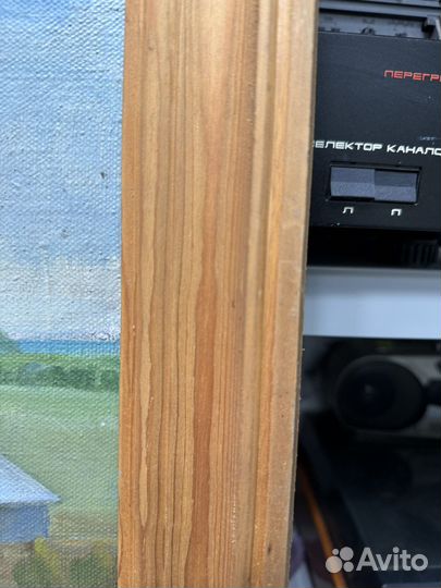 Картина живопись пейзаж масло Будущее в с Порецкое