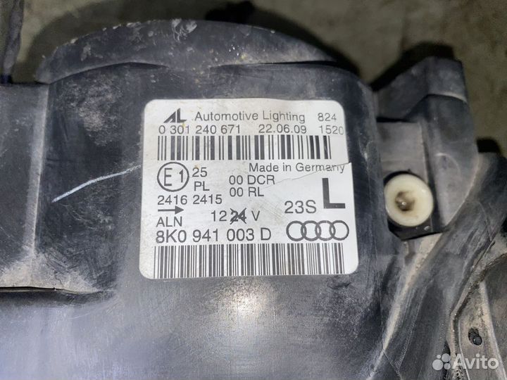 Фара левая 8K0941003D Audi A4 B8 8K5 царапины на с