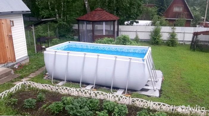 Бассейн каркасный 412х201х122
