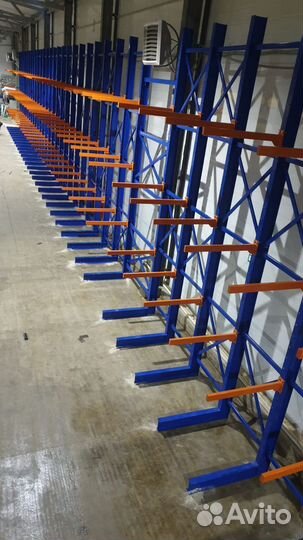 Консольный стеллаж для склада