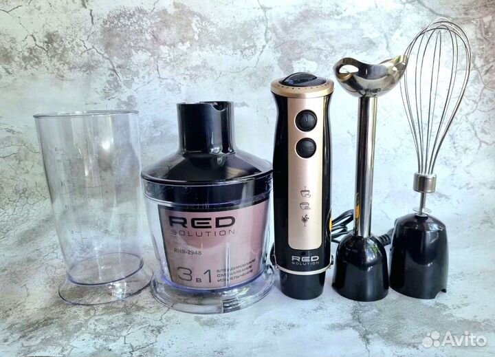 Блендер погружной 4в1. Новый. Доставка